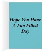 Funny Frog editable age kids birthday Cards (Inside (Right))