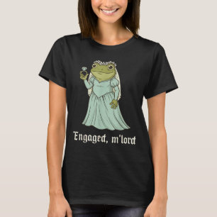 Funny Frog Engagement Matching Couples Tee Snarky 