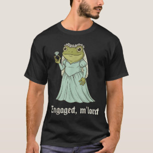Funny Frog Engagement Matching Couples Tee Snarky 