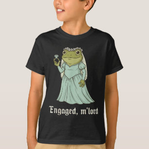 Funny Frog Engagement Matching Couples Tee Snarky 