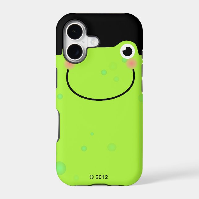 Funny Frog Face Iphone Case (Back)