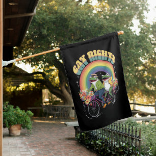 Funny Frog Gay Rights LGBT Rainbow Pride Month House Flag