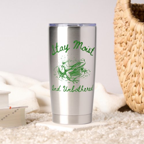 Funny Frog Gift Insulated Tumbler