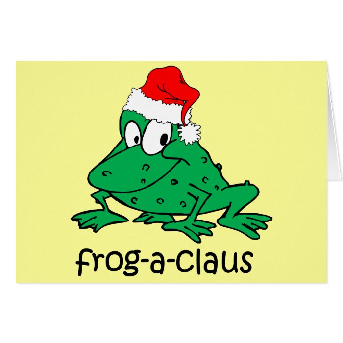 funny frog greeting cards