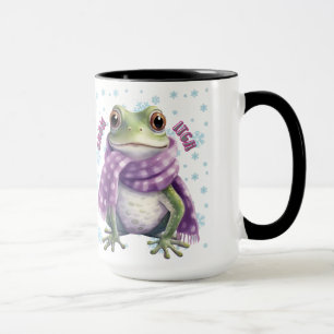 Funny Frog in the Snow Mug – 'Snow Itch