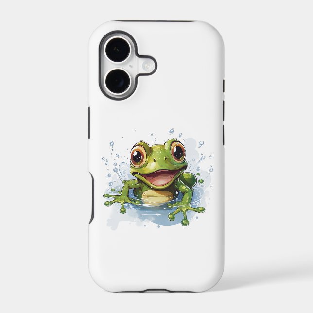 Funny frog iphone case (Back)