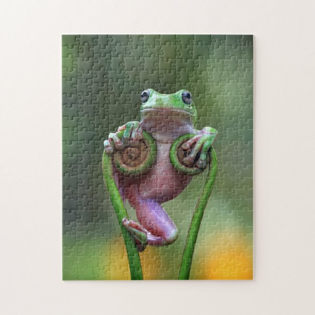 Funny Frog Jigsaw Puzzle (Vertical)