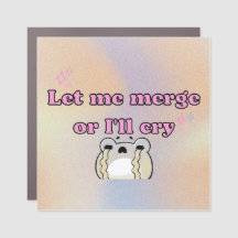 Funny Frog Let me merge or I'll cry