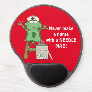 Funny Frog Nurse with Needle Mousepad