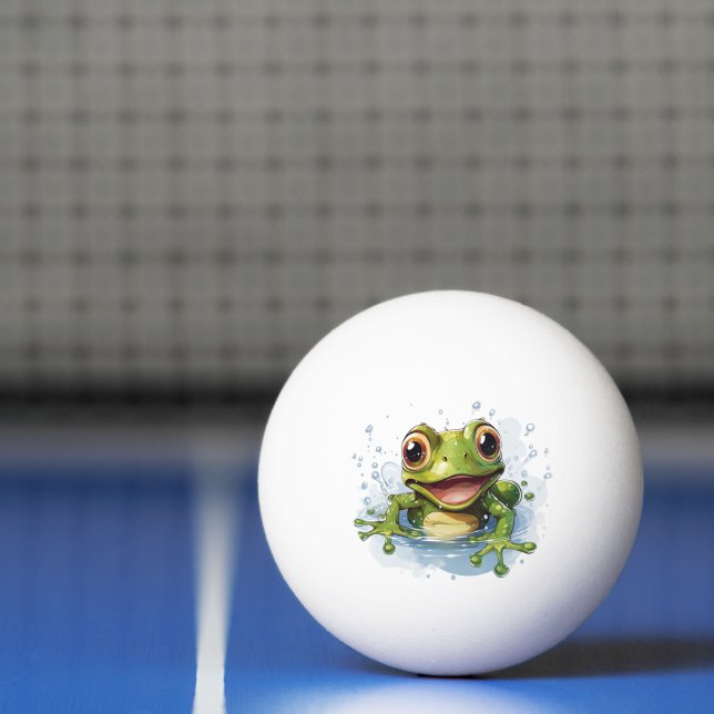 Funny frog ping pong ball (Net)