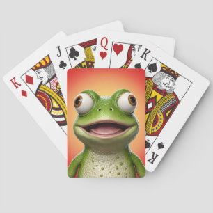 Funny Frog Poker Cards