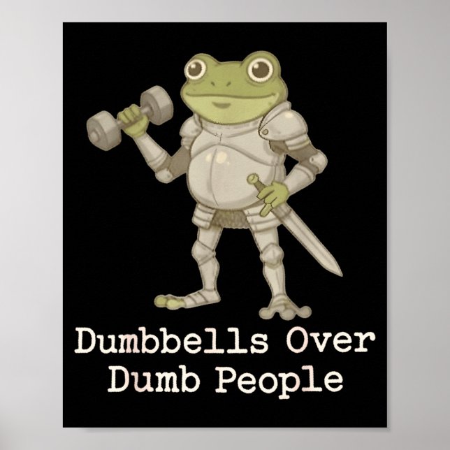 Funny Frog Pregnancy Announcement Medieval Pregnan Poster (Front)