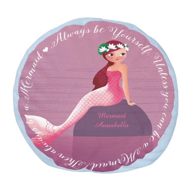 Funny Frog Prince and the Sweet Little Mermaid Pouf (Top)