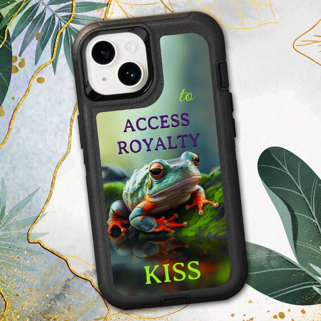 Funny Frog Royalty Otterbox iPhone Case (Creator Uploaded)
