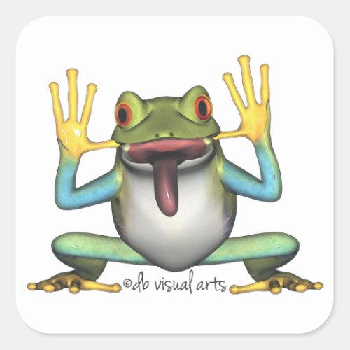 Funny Frog sticker