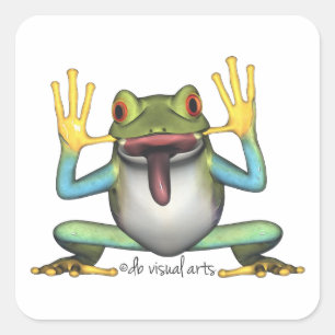 Funny Frog sticker