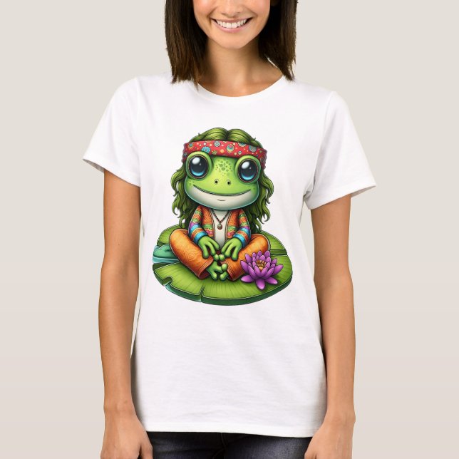 Funny frog  T-Shirt (Front)