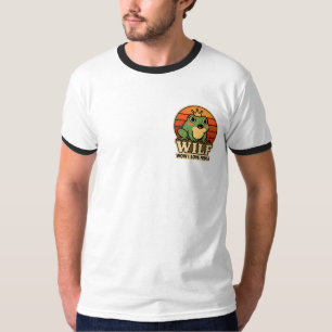 Funny Frog T-Shirt – WILF Wow I Love Frogs Retro F