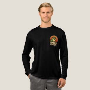 Funny Frog T-Shirt – WILF Wow I Love Frogs Retro F Tri-Blend Shirt