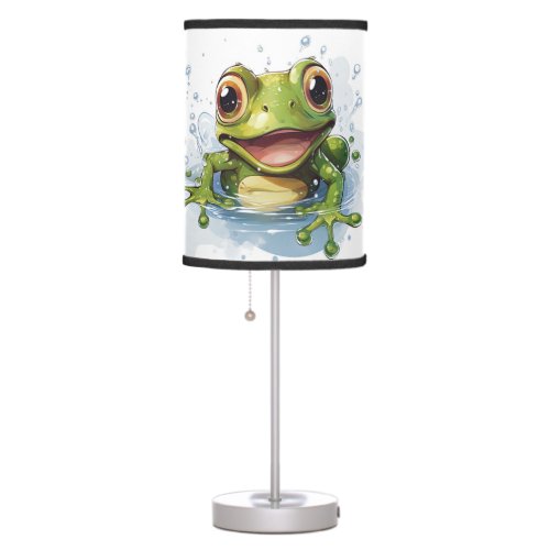 Funny frog table lamp