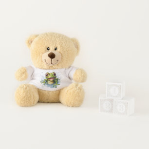Funny frog teddy bear