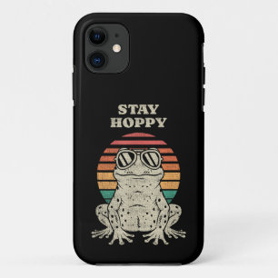 Funny Frog Toad Lover Retro Vintage Design iPhone 11 Case