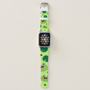 Funny frogs apple watch band