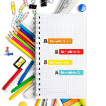 Funny frogs bright colors big eyes back to school