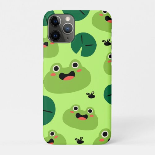 Funny frogs iPhone 11 pro case