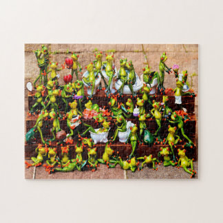 Funny Frogs Jigsaw Puzzle