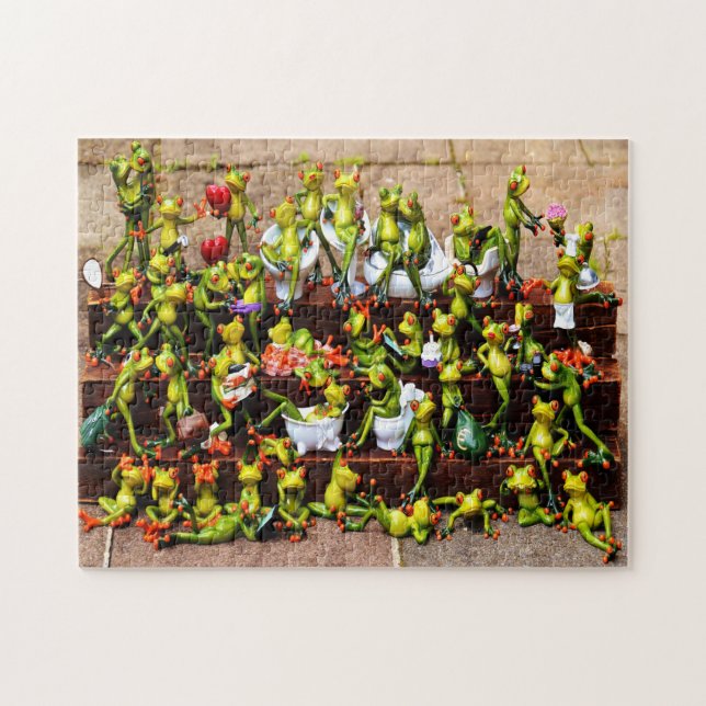Funny Frogs Jigsaw Puzzle (Horizontal)