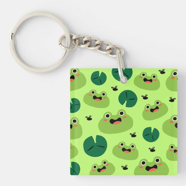 Funny frogs keychain (Front)