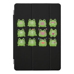 Funny Frogs Lover Gifts | Cute Four Frog Gifts iPad Pro Cover