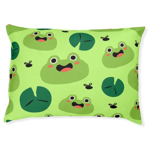 Funny frogs pet bed