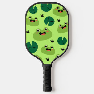 Funny frogs pickleball paddle