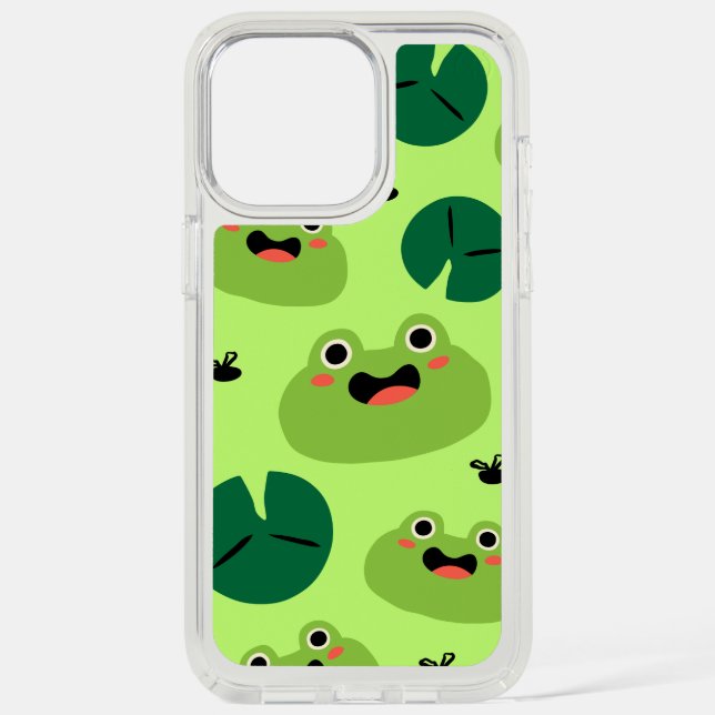Funny frogs speck iPhone case (Front)