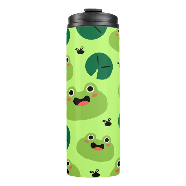 Funny frogs thermal tumbler (Front)