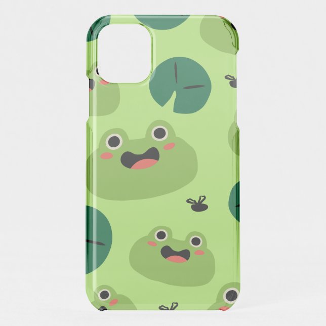 Funny frogs uncommon iPhone case (Back)