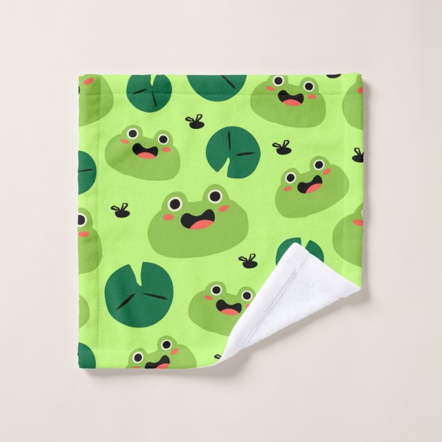 Funny frogs wash cloth (Wash Cloth)