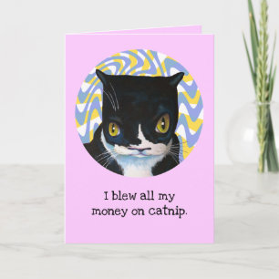 Funny from the Cat Birthday Card