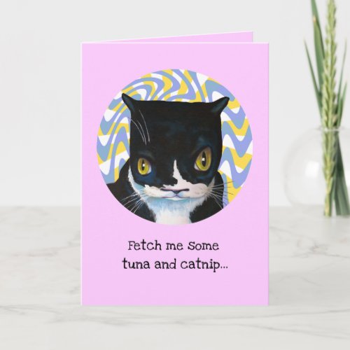 Funny from the Cat Birthday Card