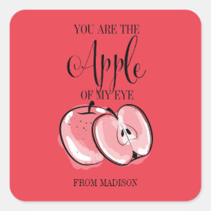 Funny Fruit Pun Apple Valentine Sticker