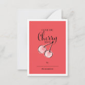 Cherry Thank You mini card – Graphic Anthology