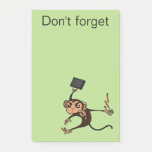 Funny Frustrated Monkey Post It Notepad at Zazzle