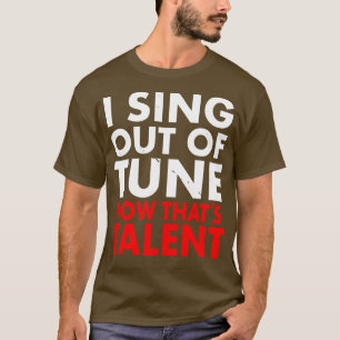 Funny Frustrated Singer Music Musician Karaoke Fun T-Shirt