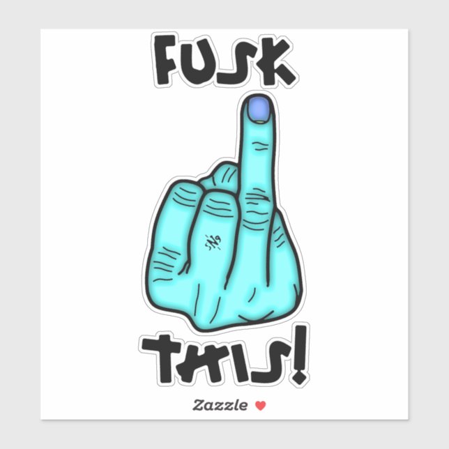 Funny frustration expression (fake f-bomb) v1.1 sticker (Sheet)