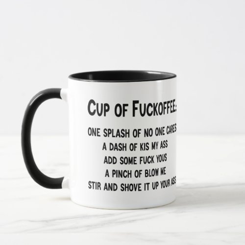 Funny Fuck Off Coffee Funny Gift Ideas for Him Mug