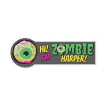 Funny Fun ‘Hi I’m Zombie Personalized’ Halloween