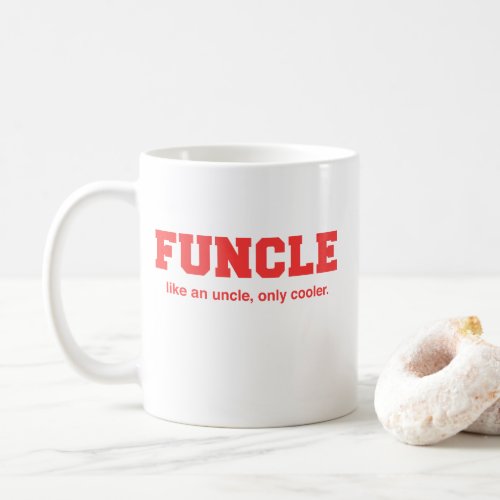 Funny Funcle College Print Coffee Mug