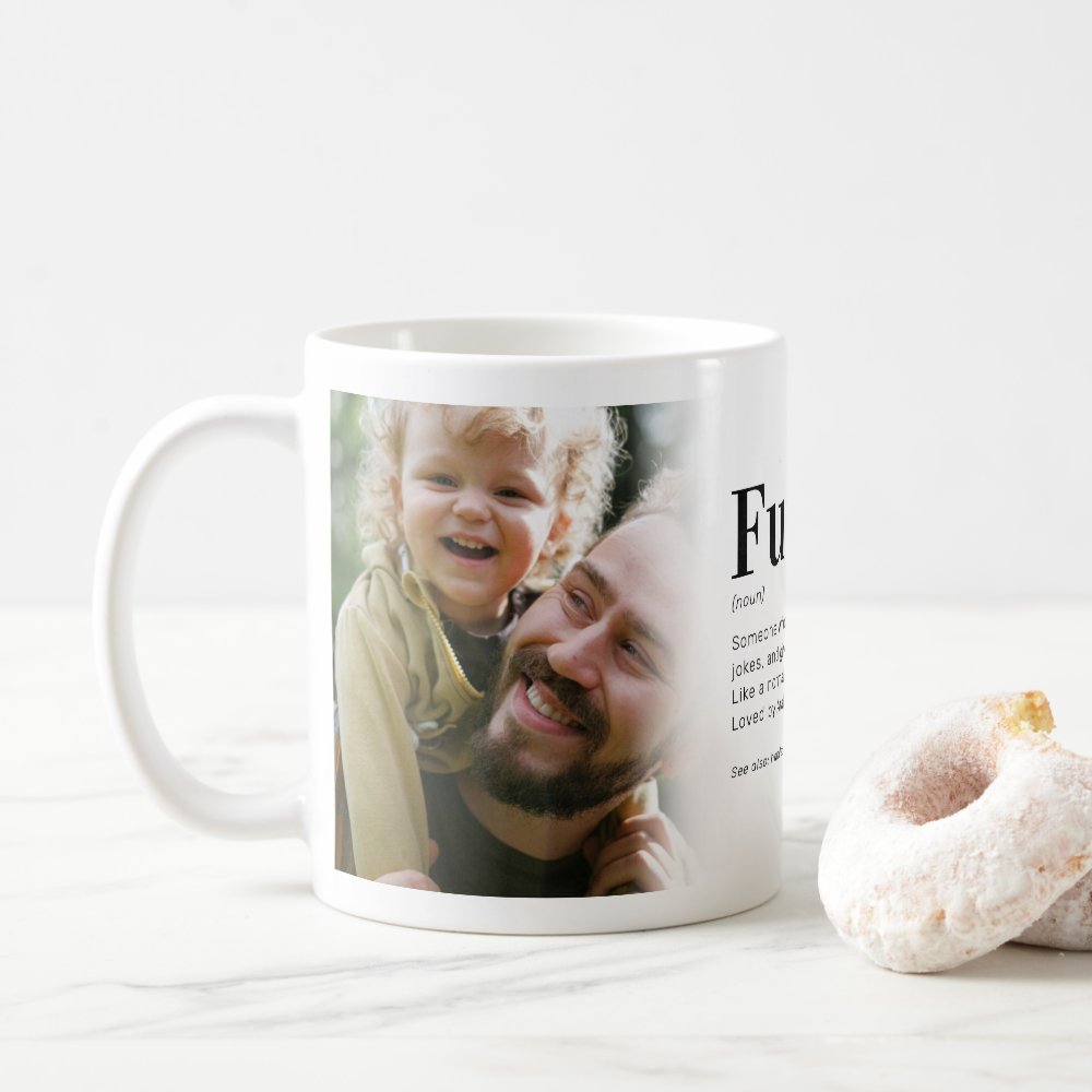 Funny Funcle Definition Uncle Custom Photo Coffee Mug